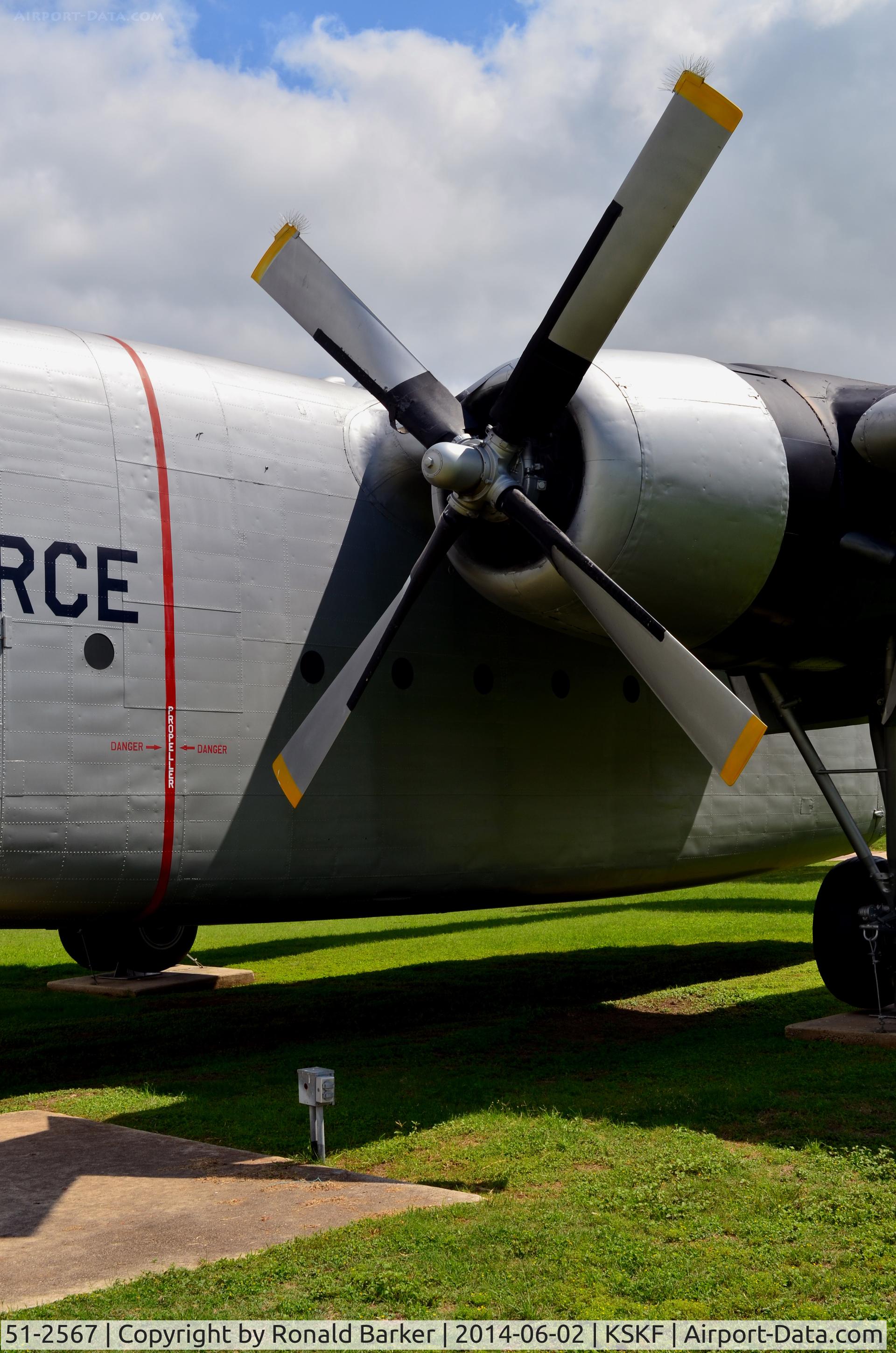 51-2567, 1951 Fairchild C-119C Flying Boxcar C/N 10525, LMTC Parade Field