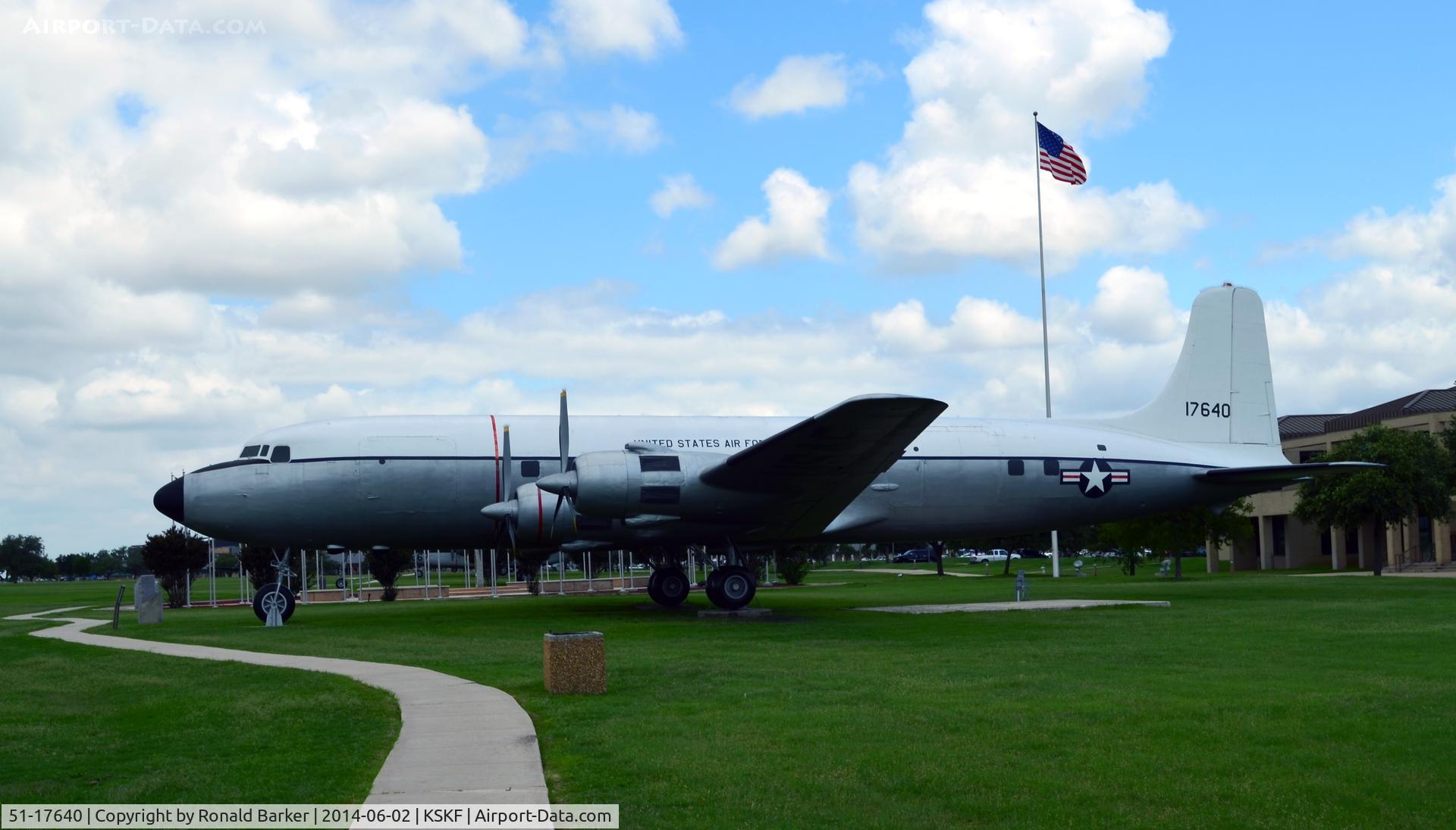 51-17640, 1952 Douglas VC-118B Liftmaster (R6D-1) C/N 43692, LMTC Parade Field