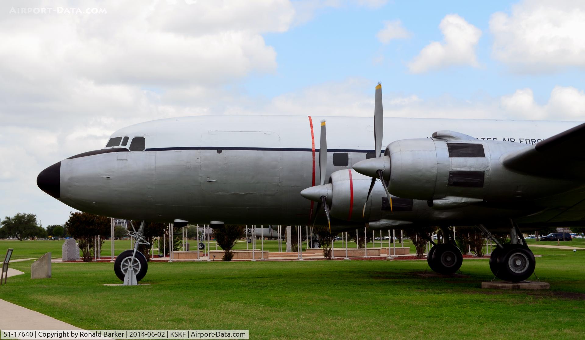 51-17640, 1952 Douglas VC-118B Liftmaster (R6D-1) C/N 43692, LMTC Parade Field