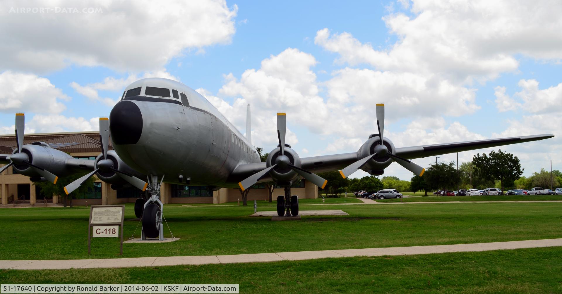 51-17640, 1952 Douglas VC-118B Liftmaster (R6D-1) C/N 43692, LMTC Parade Field