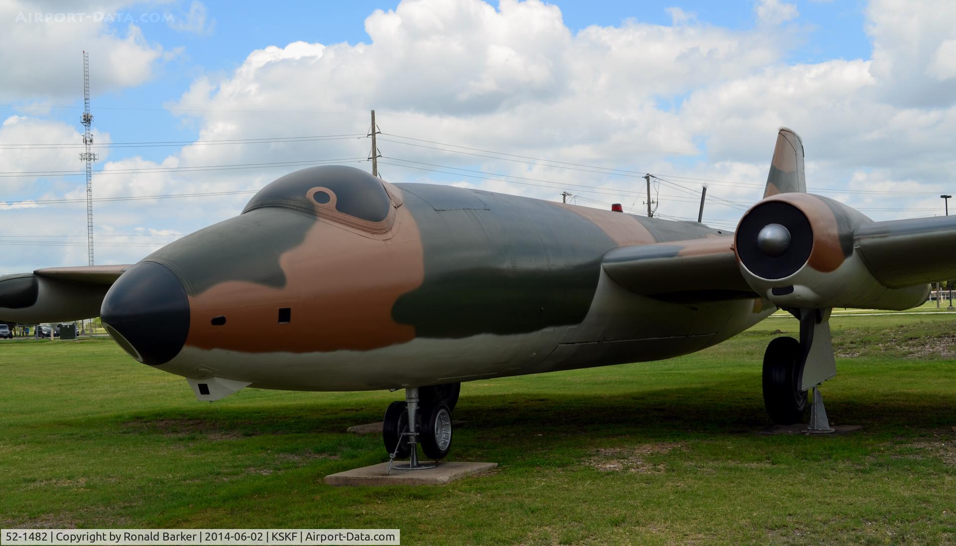 52-1482, 1952 Martin RB-57A Canberra C/N 065, Lackland