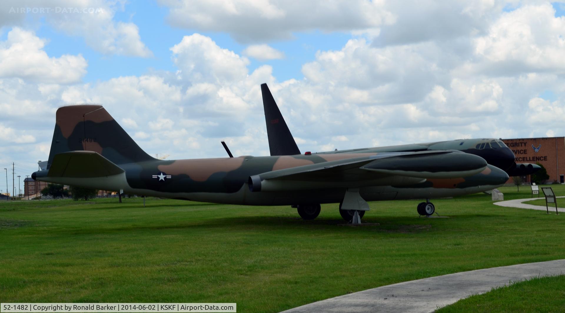 52-1482, 1952 Martin RB-57A Canberra C/N 065, Lackland
