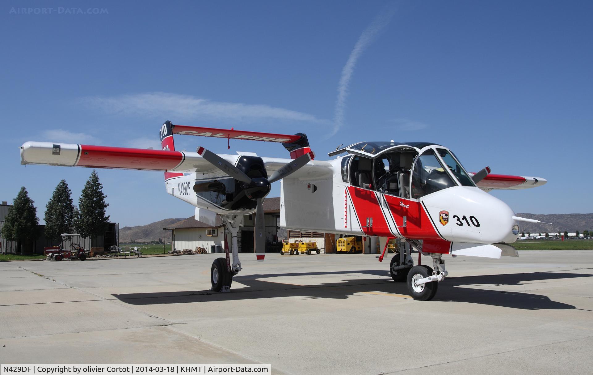 N429DF, 1966 North American Rockwell OV-10A Bronco C/N 305A-11, Thanks to the pilot for welcomming me to HMT !