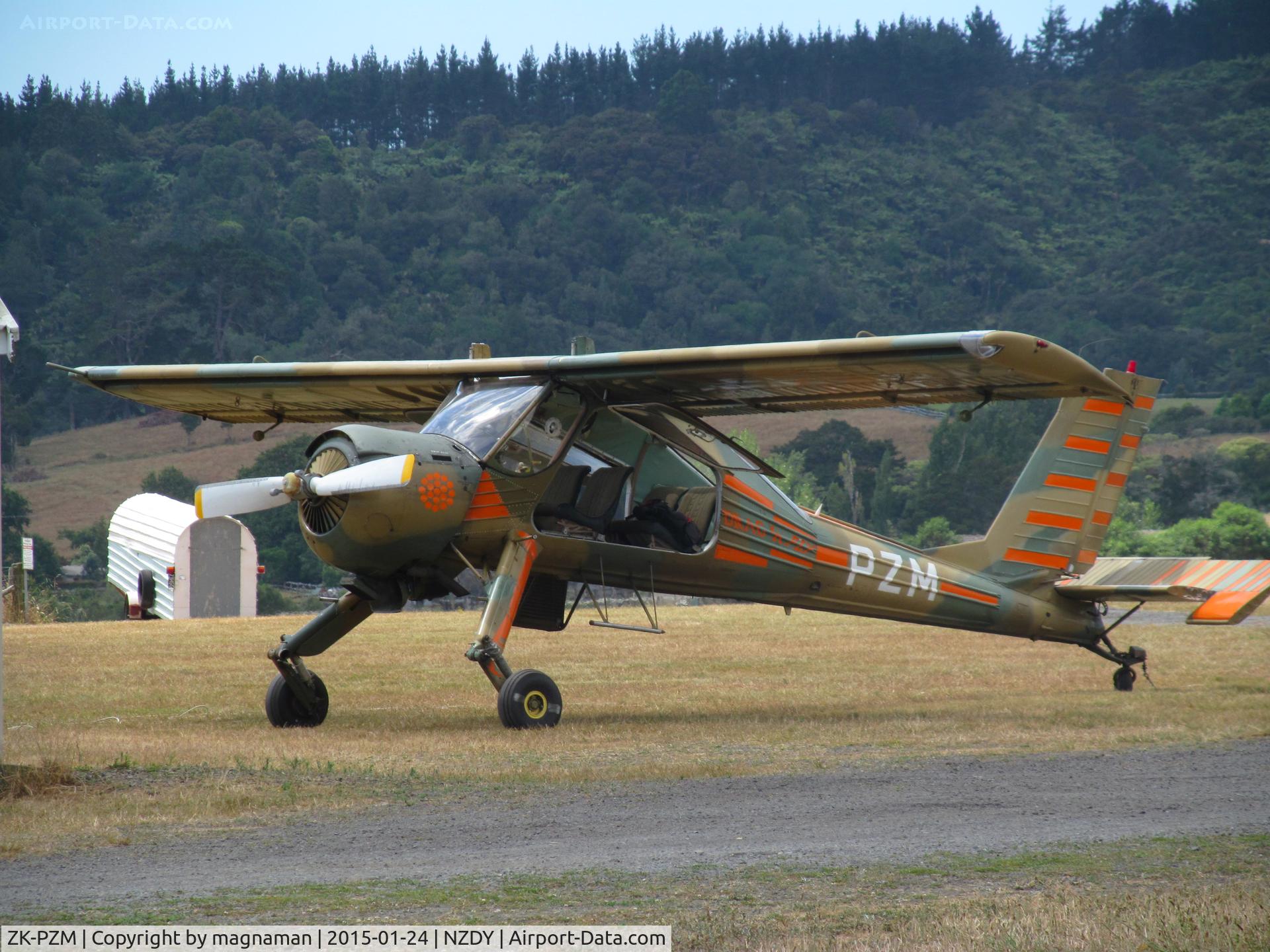 ZK-PZM, PZL-Okecie PZL-104 Wilga 35 C/N 140542, at drury