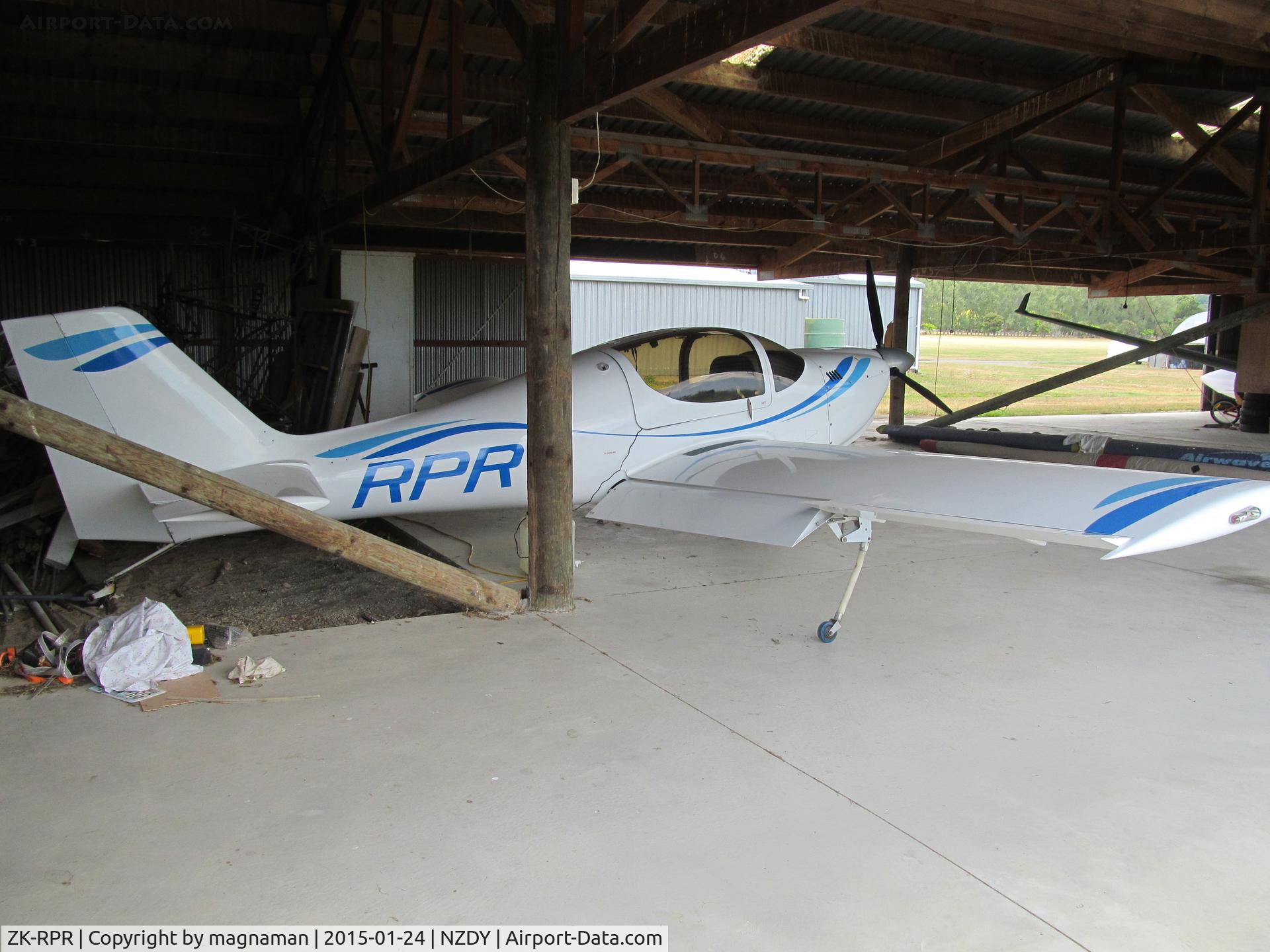 ZK-RPR, Europa XS Monowheel C/N 406, in hangar at drury