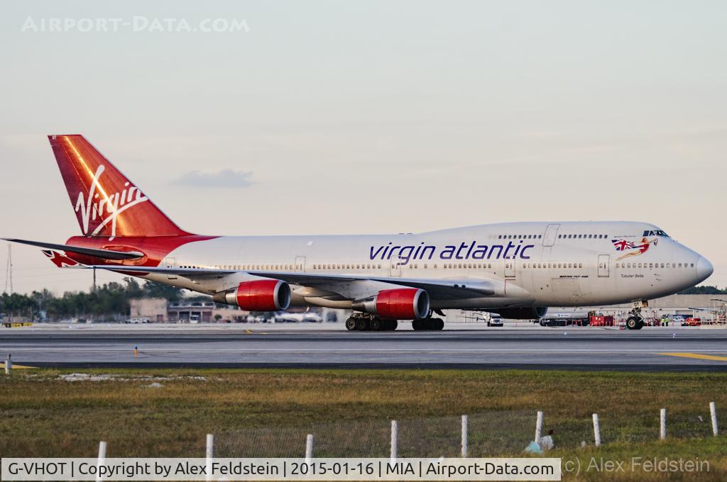 G-VHOT, 1994 Boeing 747-4Q8 C/N 26326, Miami