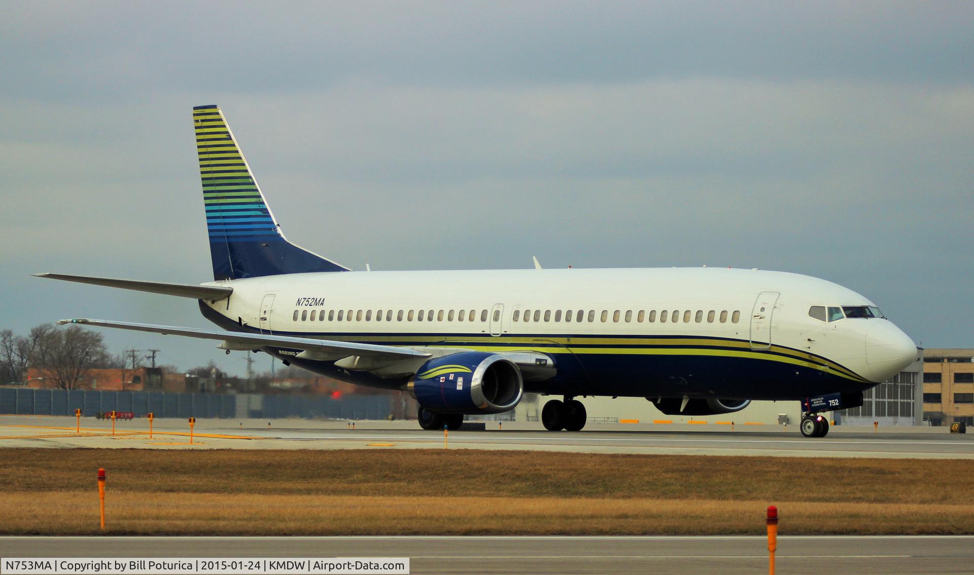 N753MA, 1997 Boeing 737-48E C/N 28053, At Chicago Midway 1/24/15