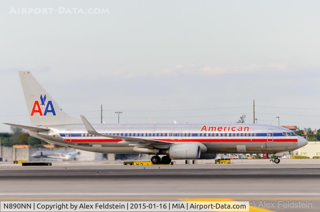 N890NN, 2012 Boeing 737-823 C/N 31143, Miami