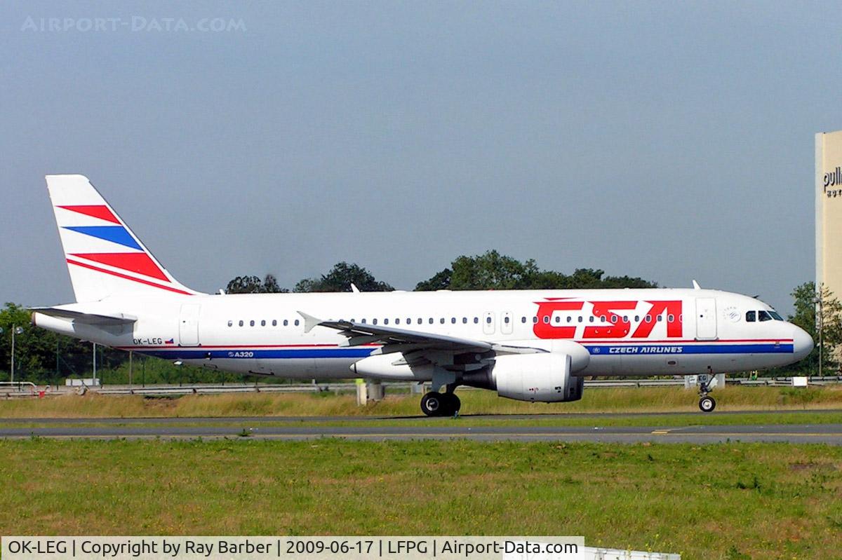 OK-LEG, 2006 Airbus A320-214 C/N 2789, Airbus A320-214 [2789] (CSA Czech Airlines) Paris-Charles De Gaulle~F 17/06/2009