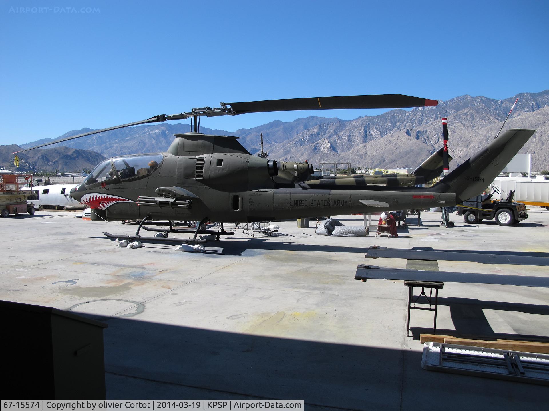 67-15574, 1967 Bell AH-1G Cobra C/N 20238, Palm springs museum