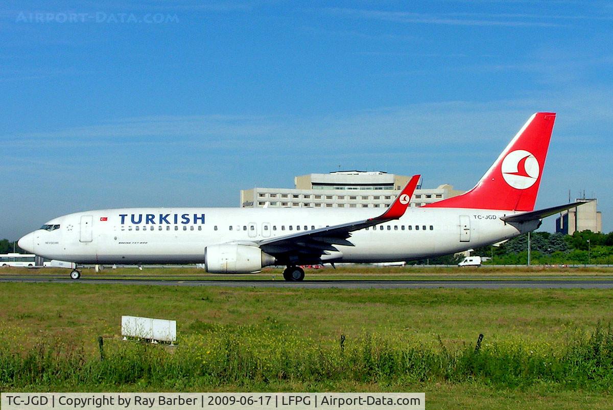 TC-JGD, 2001 Boeing 737-8F2 C/N 29788, Boeing 737-8F2 [29788] (THY Turkish Airlines) Paris-Charles De Gaulle~F 17/06/2009