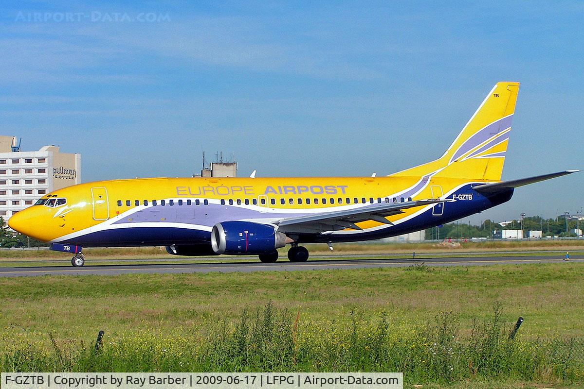 F-GZTB, 1999 Boeing 737-33V C/N 29336, Boeing 737-33VF [29336] (Europe Airpost) Paris-Charles De Gaulle~F 17/06/2009