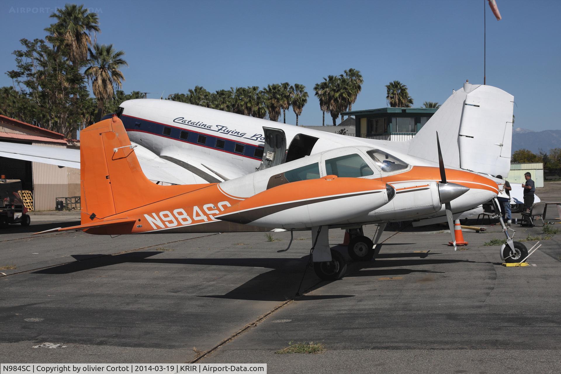 N984SC, 1956 Cessna 310 C/N 35346, Flabob airport