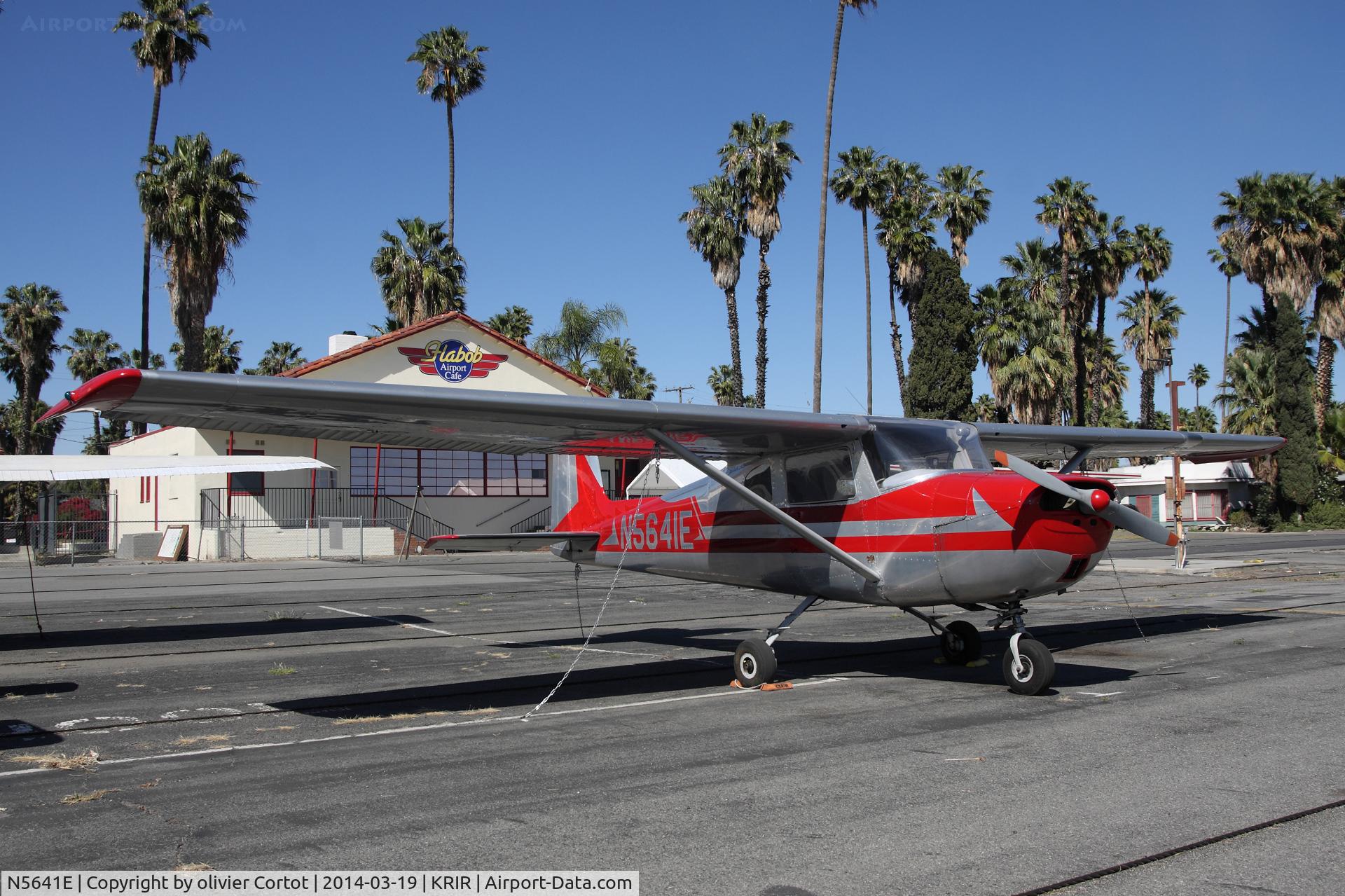N5641E, 1959 Cessna 150 C/N 17141, Flabob airport is a very nice place