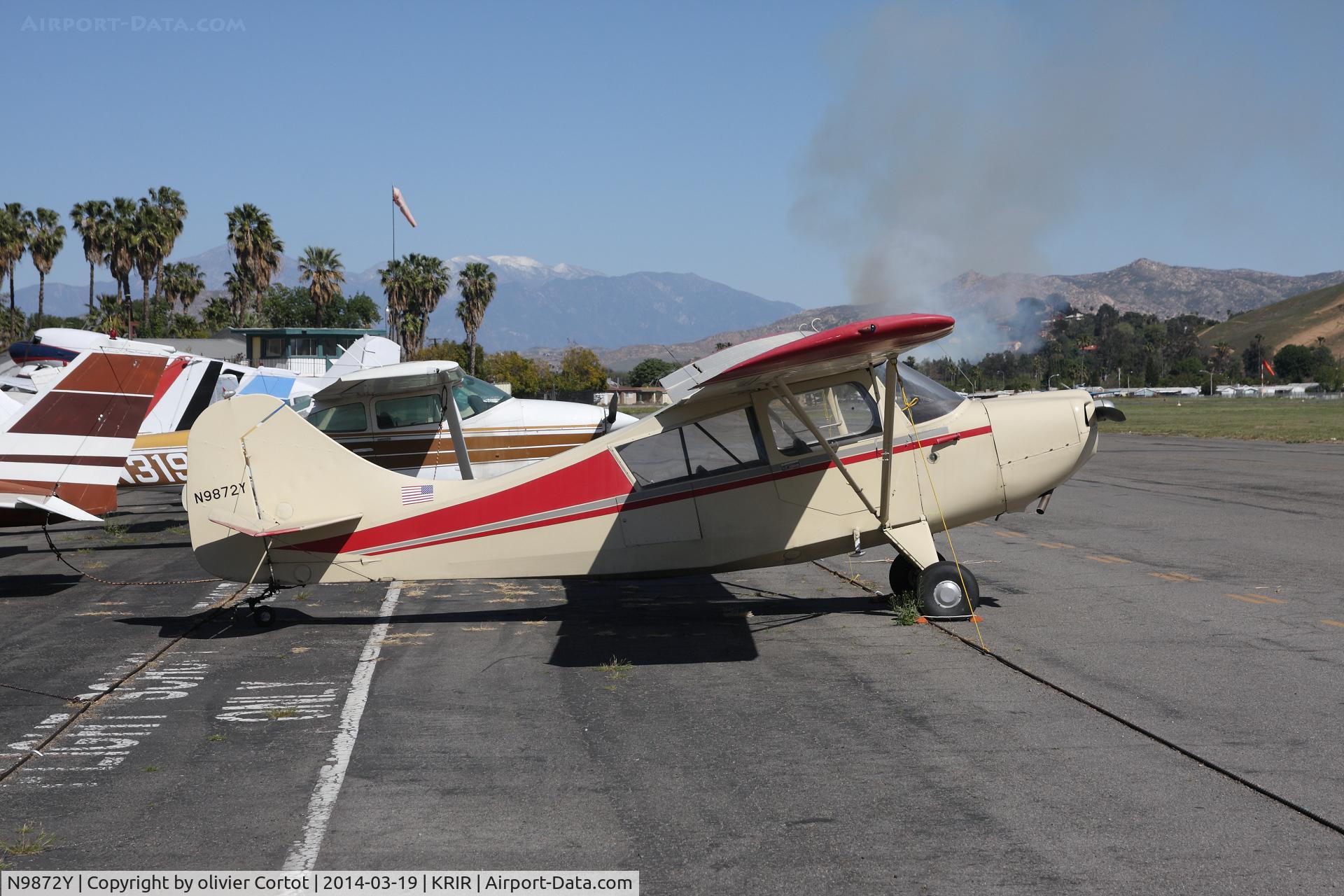 N9872Y, 1962 Champion 7EC C/N 764, Flabob airport