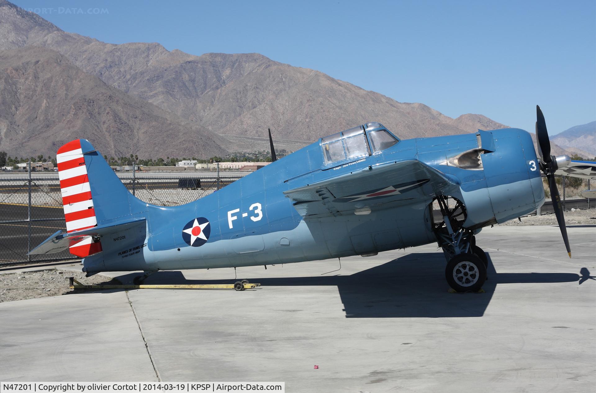 N47201, 1944 General Motors (Grumman) FM-2 Wildcat C/N 3268, Palm springs air museum