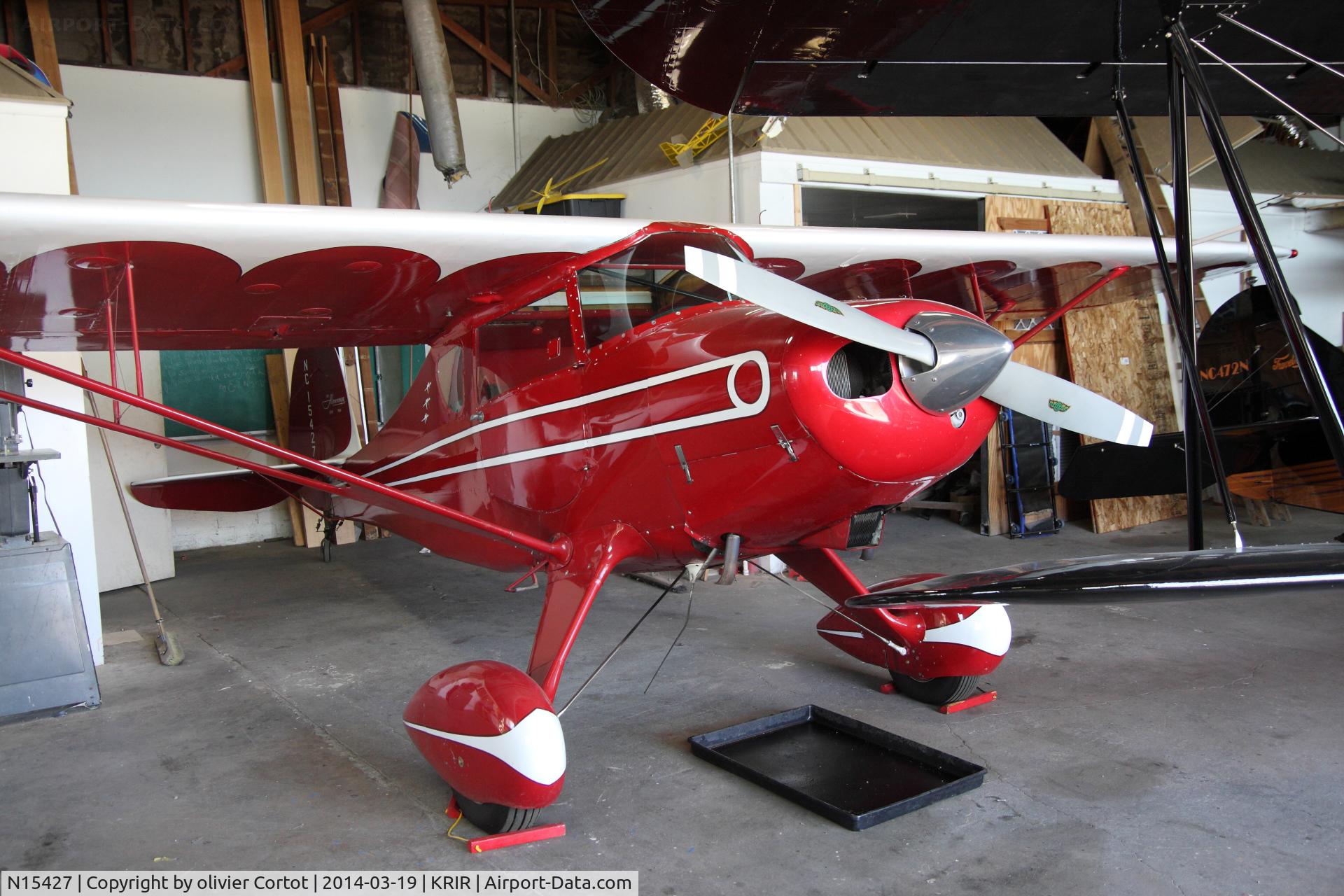 N15427, 1930 Monocoupe 90A C/N A-727, one of the treasures of Flabob