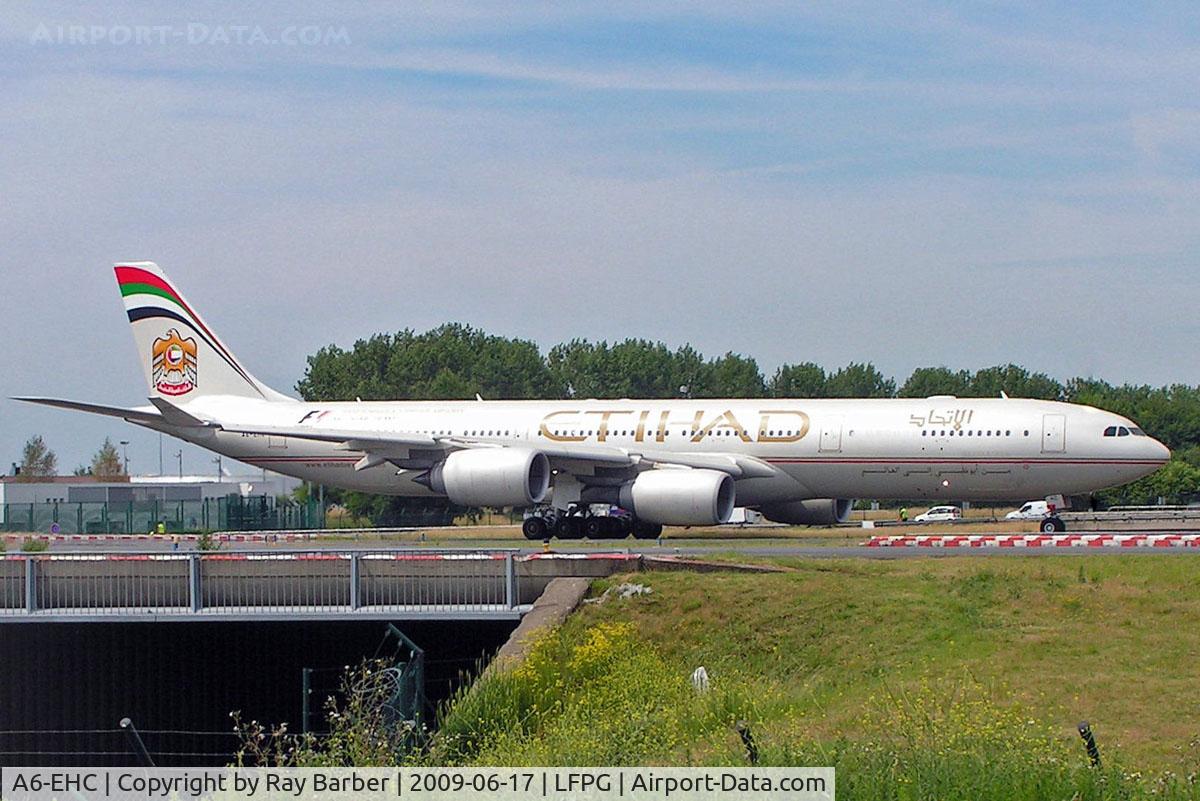 A6-EHC, 2006 Airbus A340-541 C/N 761, Airbus A340-541 [761] (Etihad Airways) Paris-Charles De Gaulle~F 17/06/2009