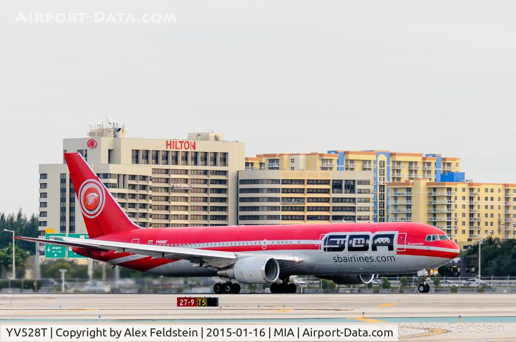 YV528T, Boeing 767-300/ER C/N 24349, Miami