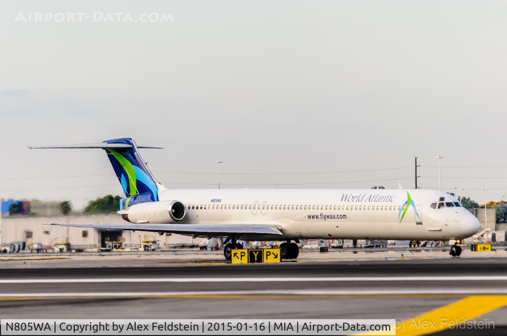 N805WA, 1996 McDonnell Douglas MD-83 (DC-9-83) C/N 53470, Miami