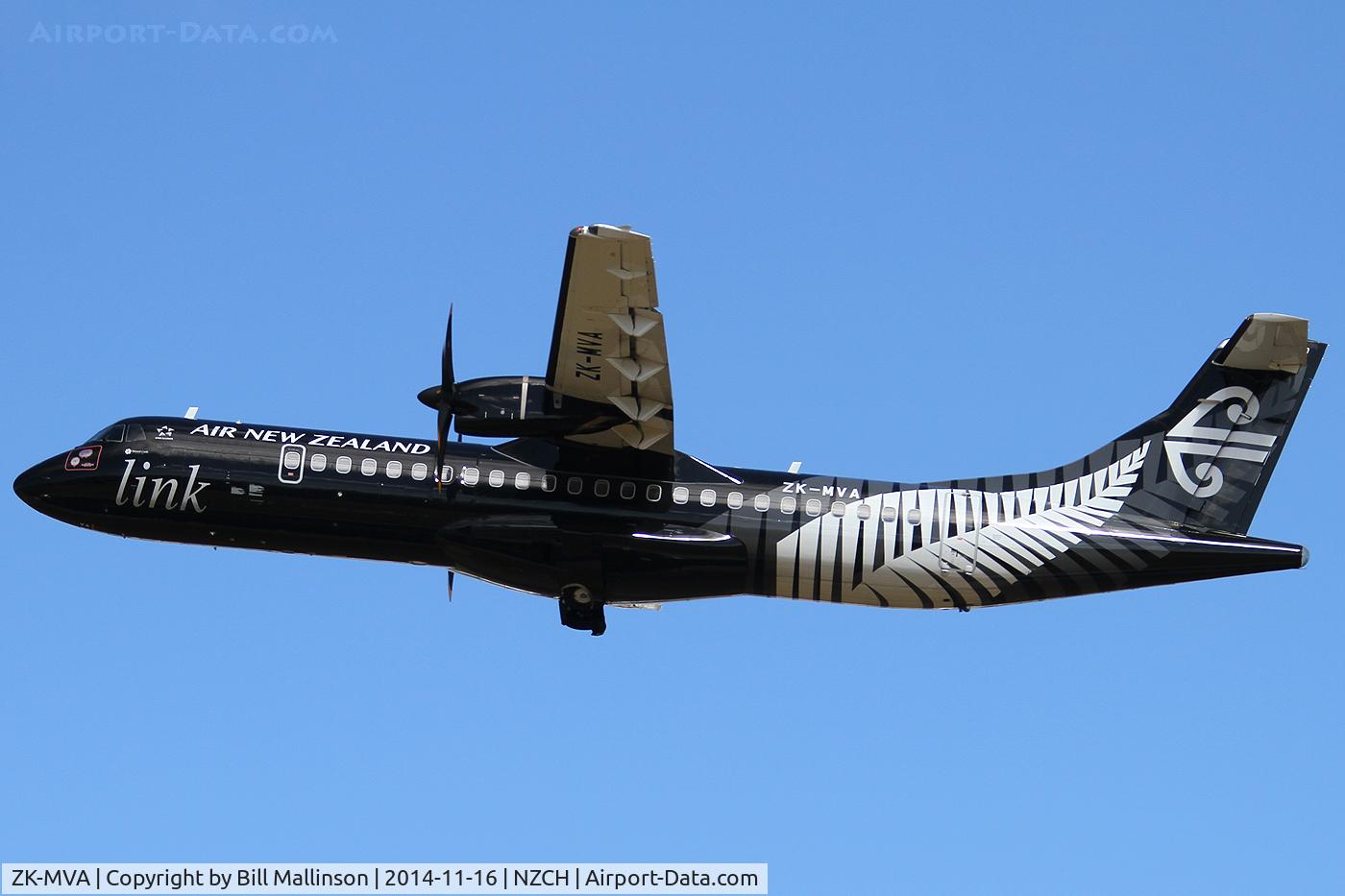 ZK-MVA, 2012 ATR 72-600 (72-212A) C/N 1051, AWAY FROM 02