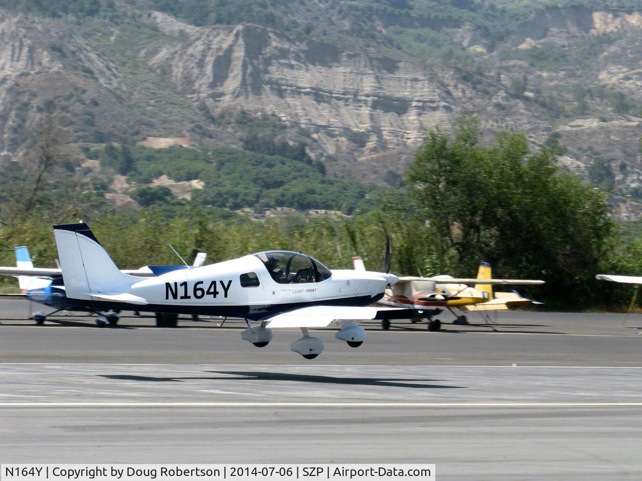 N164Y, 2013 The Airplane Factory Sling 2 C/N 130, 2013 The Airplane Factory Pty Ltd SLING 2, Rotax 912IS 100 Hp, 3-blade warp-drive prop, two-place S-LSA from South Africa production build, fixed tri-gear, flap landing Rwy 22