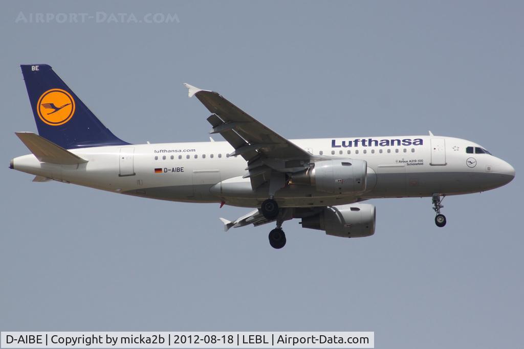 D-AIBE, 2010 Airbus A319-112 C/N 4511, Landing