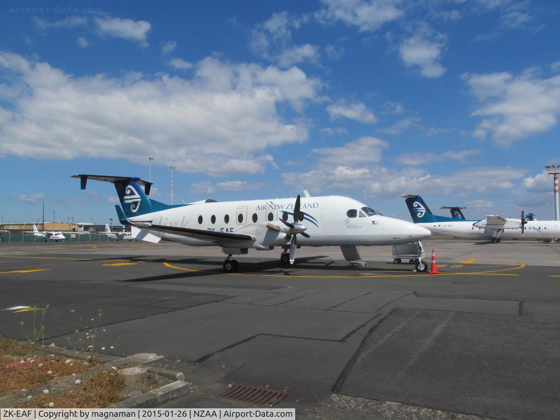ZK-EAF, 2001 Raytheon 1900D C/N UE-429, at domestic terminal