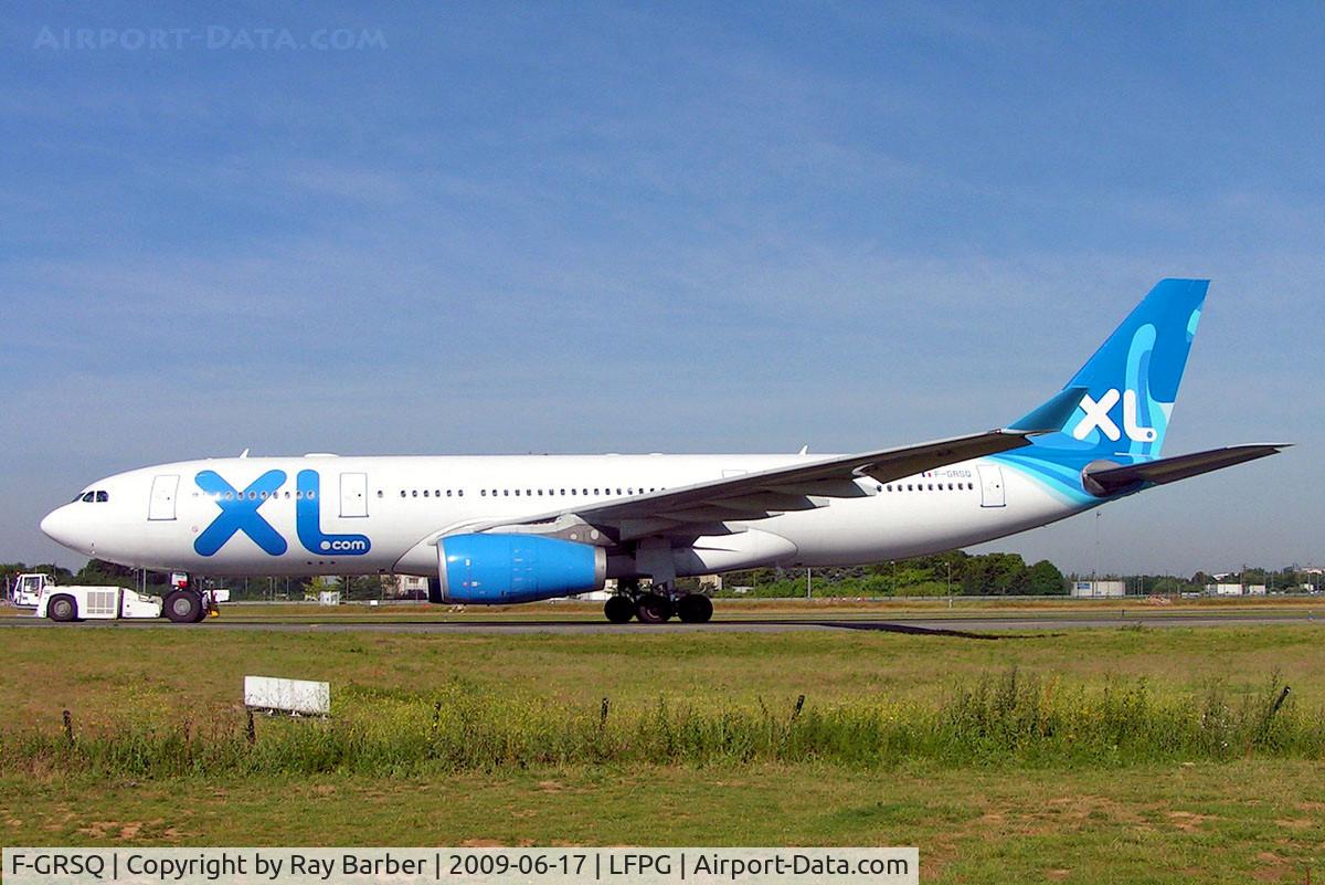 F-GRSQ, 2002 Airbus A330-243 C/N 501, Airbus A330-243 [501] (XL Airways France) Paris-Charles De Gaulle~F 17/06/2009