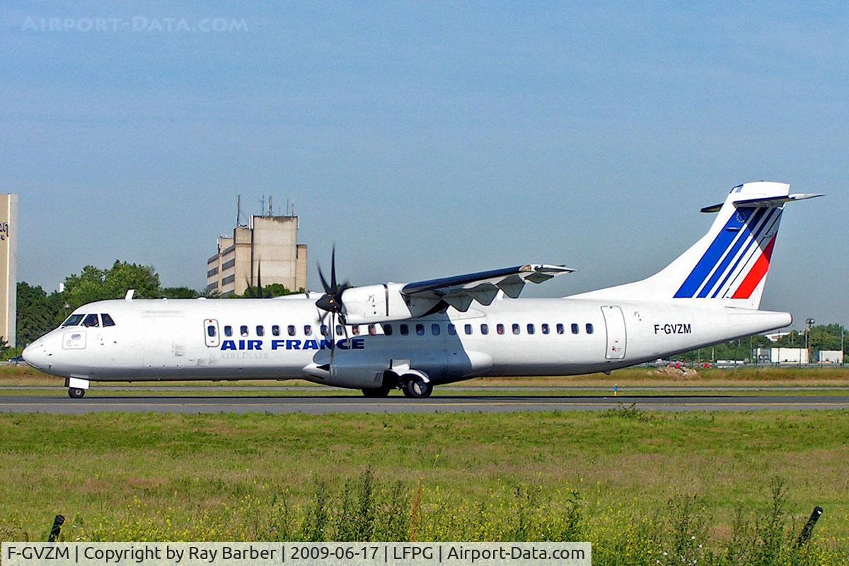 F-GVZM, 1999 ATR 72-212A C/N 590, Aerospatiale ATR-72-212A [590] (Air France) Paris-Charles De Gaulle~F 17/06/2009