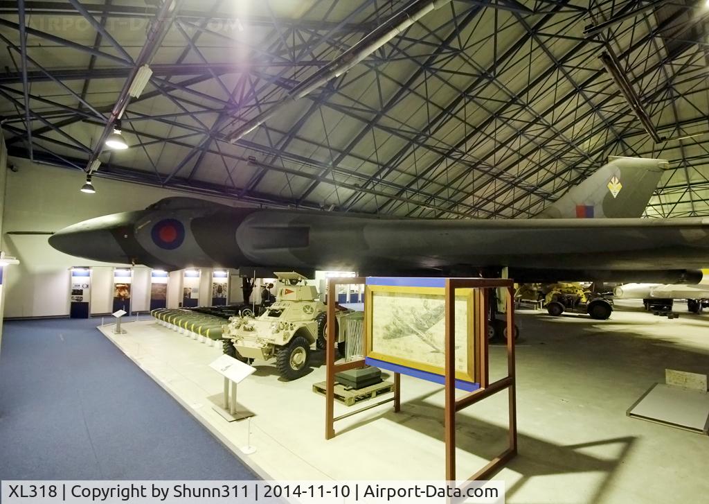XL318, 1961 Avro Vulcan B.2 C/N Set 27, Preserved inside London - RAF Hendon Museum