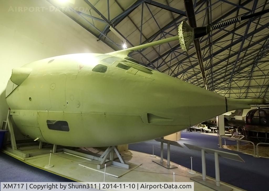 XM717, 1963 Handley Page Victor K.2 C/N HP80/85, Nose section preserved inside London - RAF Hendon Museum