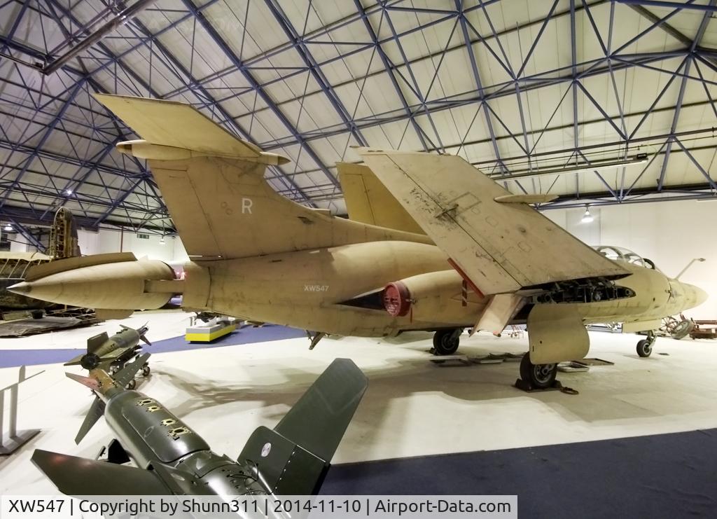 XW547, 1972 Hawker Siddeley Buccaneer S.2B C/N B3-08-71, Preserved inside London - RAF Hendon Museum