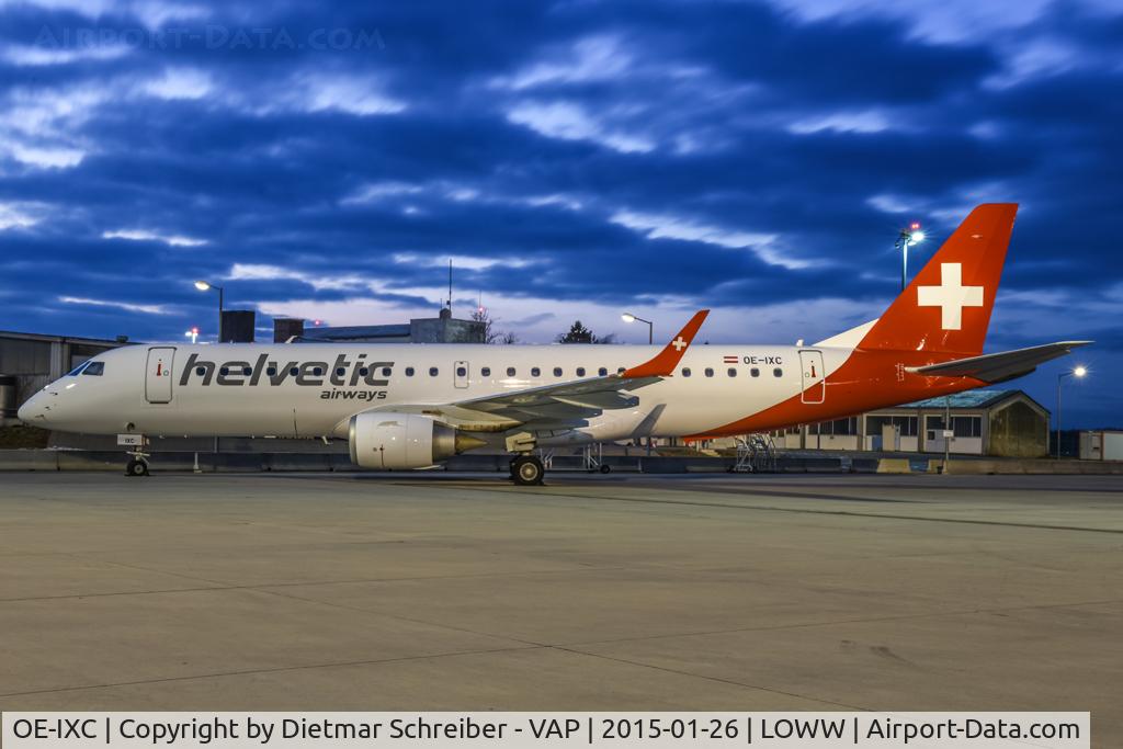 OE-IXC, 2010 Embraer 190LR (ERJ-190-100LR) C/N 19000349, Helvetic Emb190