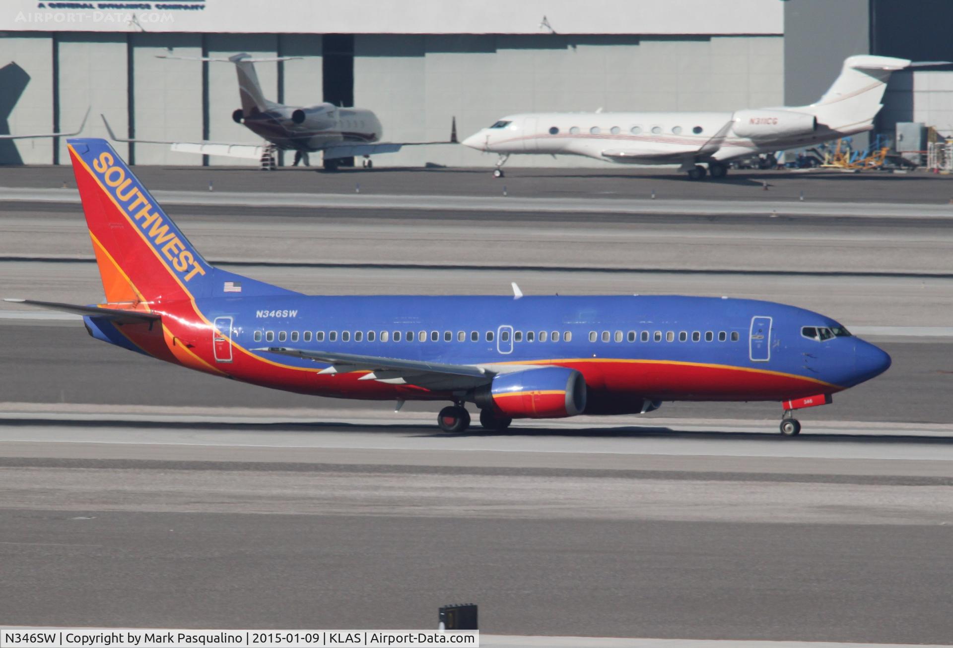 N346SW, 1989 Boeing 737-3H4 C/N 24153, Boeing 737-300
