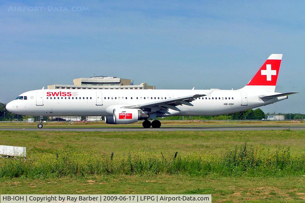 HB-IOH, 1997 Airbus A321-111 C/N 664, Airbus A321-111 [0664] (Swiss international Air Lines) Paris-Charles De Gaulle~F 17/06/2009