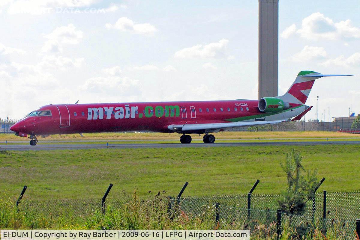EI-DUM, 2006 Canadair CRJ-900LR (CL-600-2D24) C/N 15103, Canadair CRJ-900 [15103] (MyAir) Paris-Charles De Gaulle~F 17/06/2009