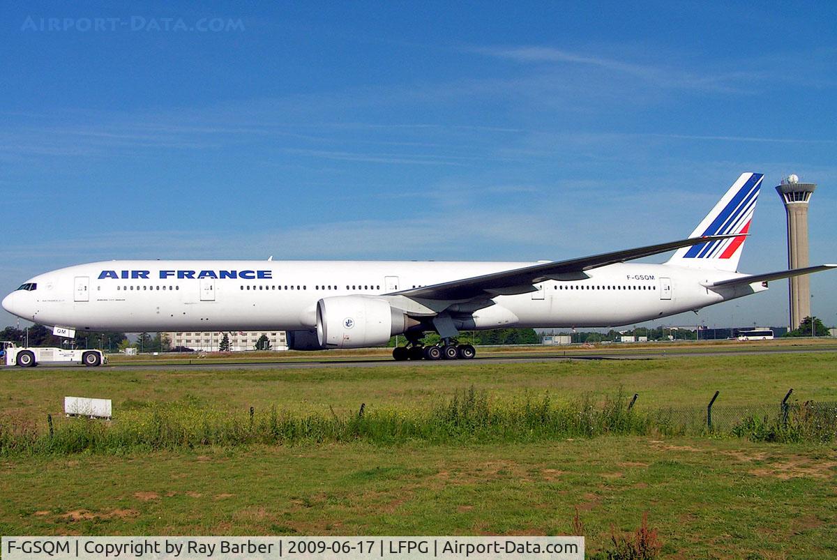 F-GSQM, 2006 Boeing 777-328/ER C/N 32848, Boeing 777-328ER [32848] (Air France) Paris-Charles De Gaulle~F 17/06/2009