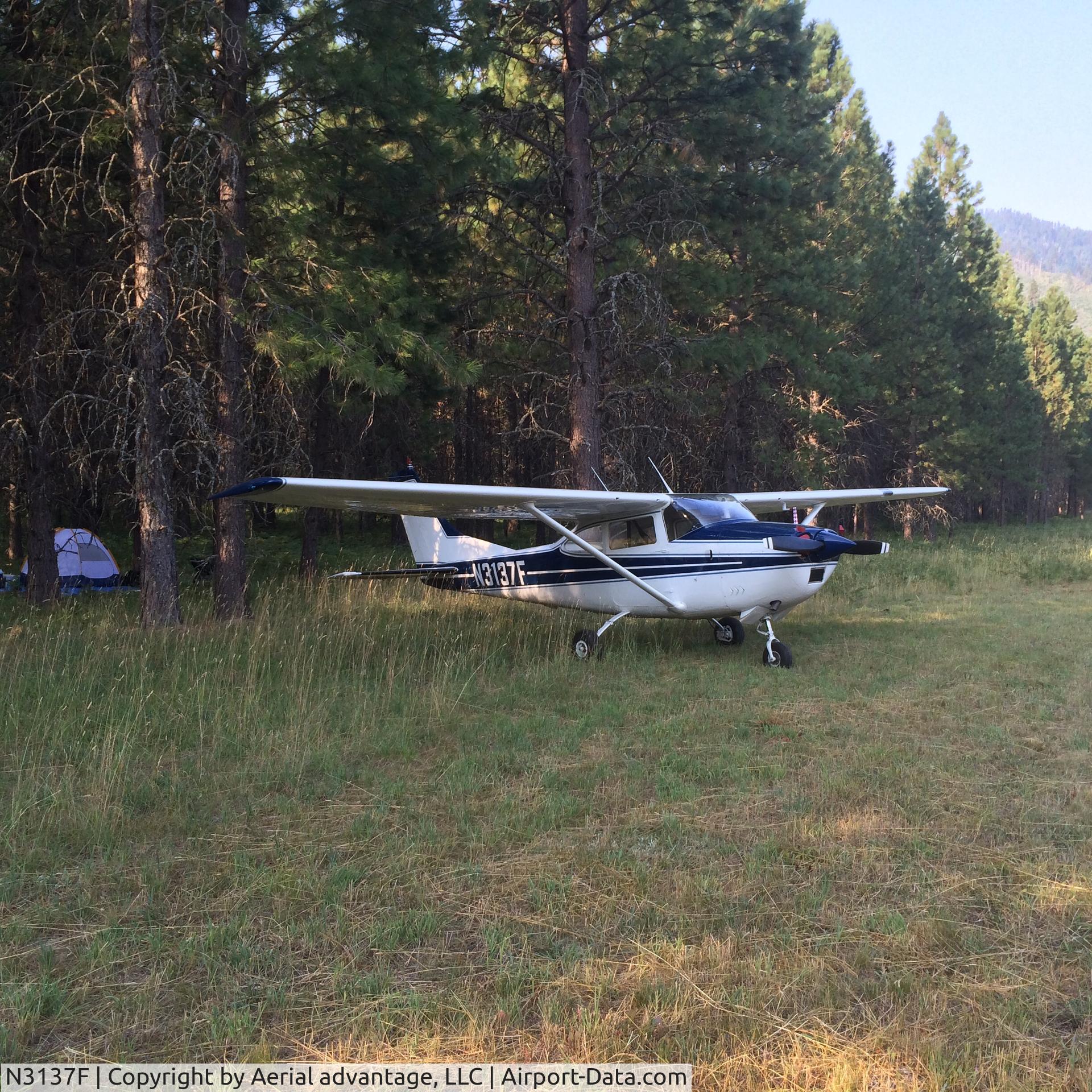 N3137F, 1966 Cessna 182J Skylane C/N 18257237, Moose creek, idaho