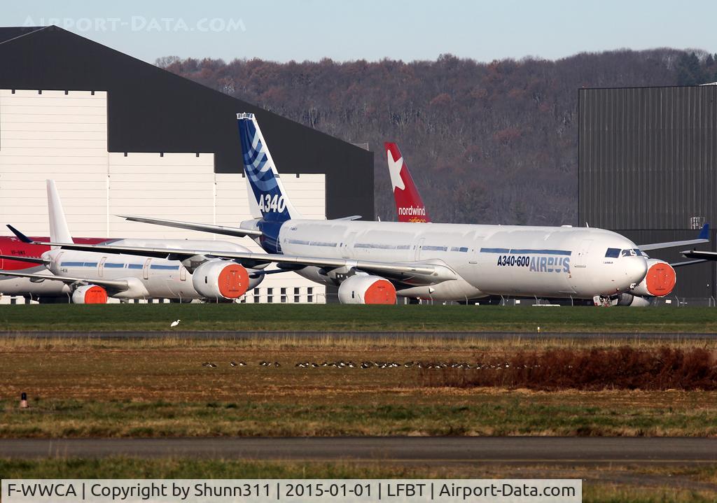 F-WWCA, 2001 Airbus A340-642 C/N 360, Stored at TARMAC Factory since many month...