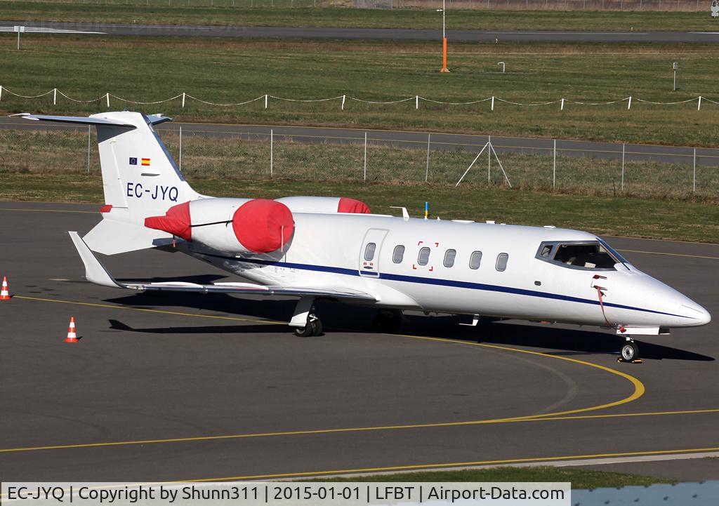 EC-JYQ, 2002 Learjet 60 C/N 60-249, Parked at the General Aviation area...