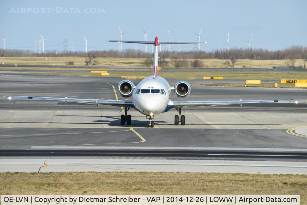 OE-LVN, 1991 Fokker 100 (F-28-0100) C/N 11367, Austrian Fokker 100