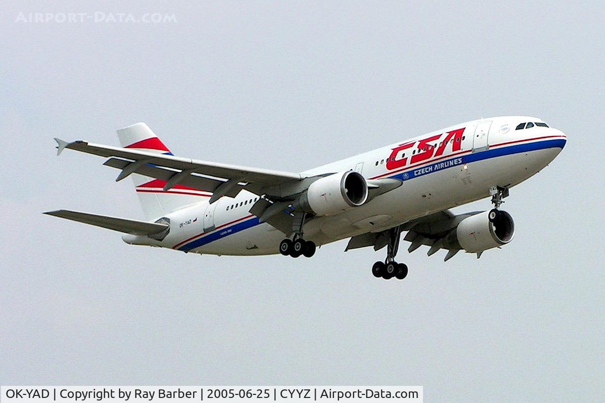 OK-YAD, 1993 Airbus A310-325/ET C/N 674, Airbus A310-325 [674] CSA (Czech Airlines) Toronto~C 25/06/2005