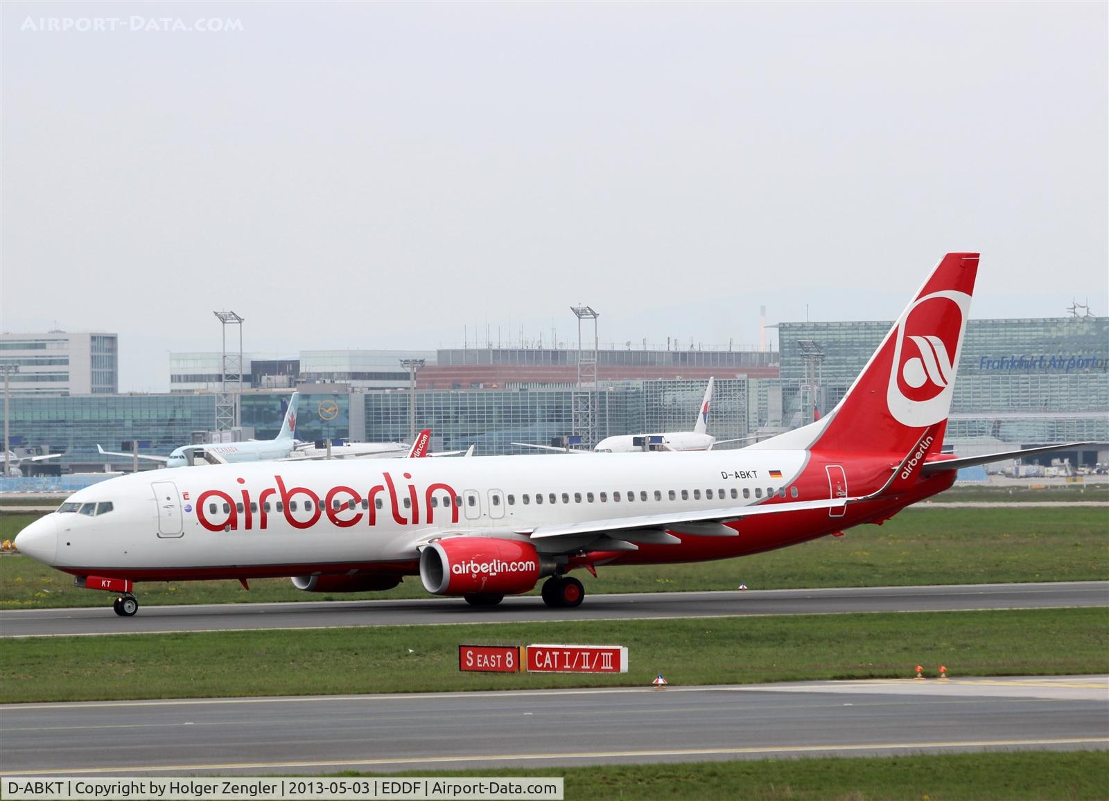 D-ABKT, 2011 Boeing 737-86J C/N 36881, On taxi for an eastbound departure.....