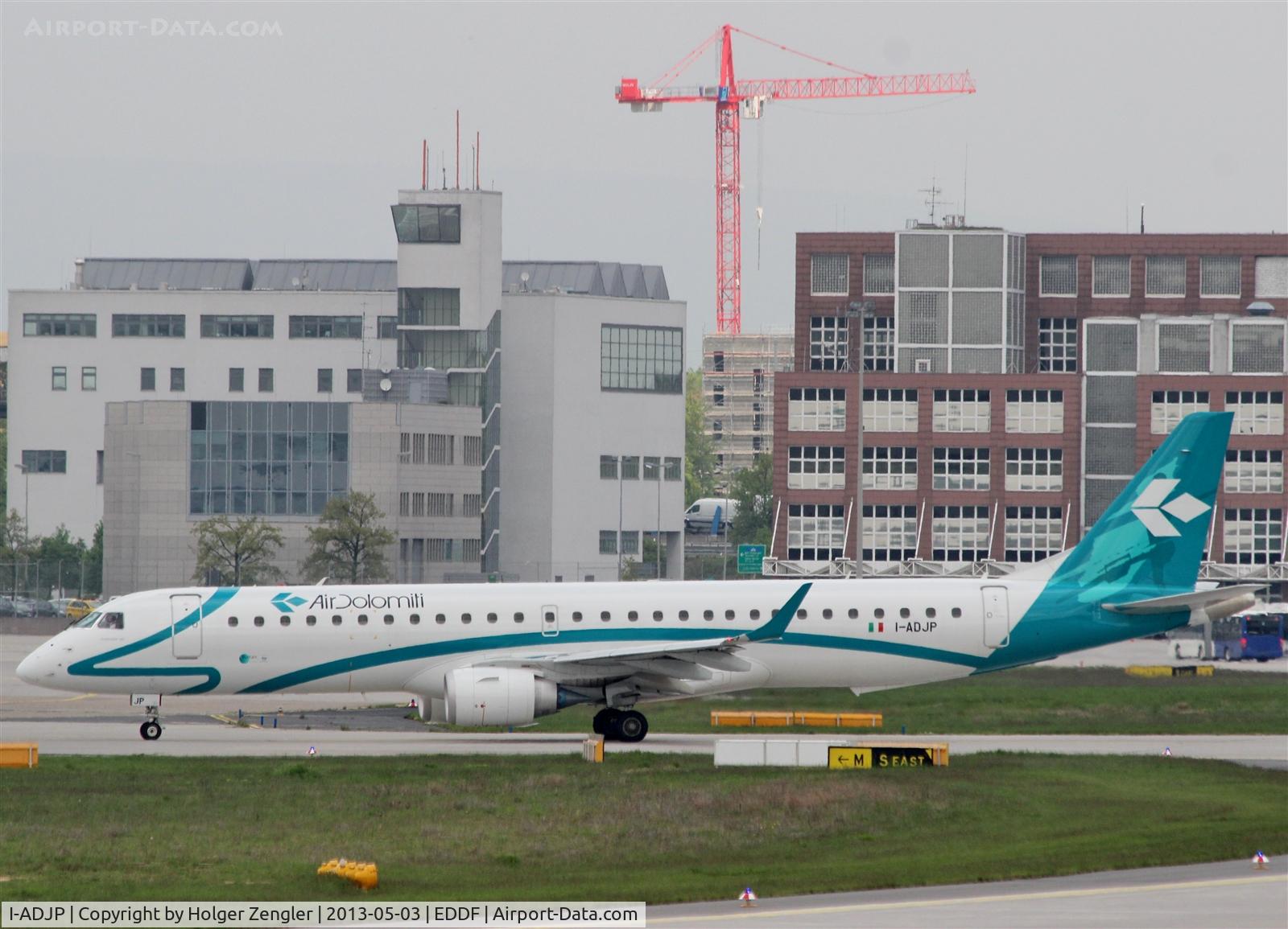 I-ADJP, 2012 Embraer 195LR (ERJ-190-200LR) C/N 19000578, On taxi to departure....