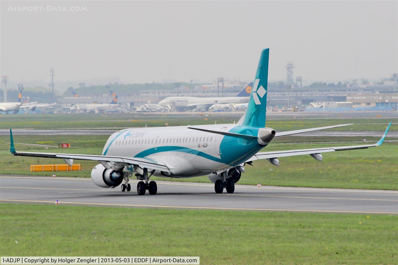 I-ADJP, 2012 Embraer 195LR (ERJ-190-200LR) C/N 19000578, On long way to runway West.....