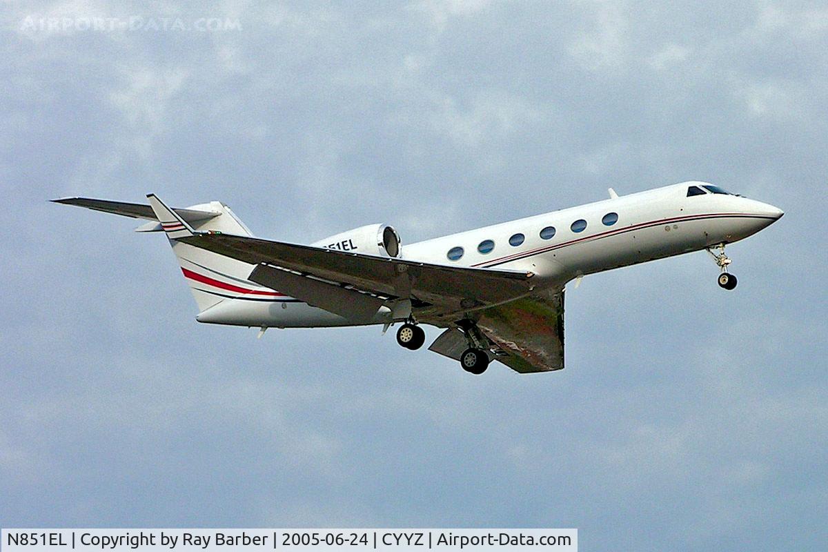 N851EL, 2003 Gulfstream Aerospace G-IV C/N 1515, Gulfstream G400 [1515] Toronto~C 24/06/2005