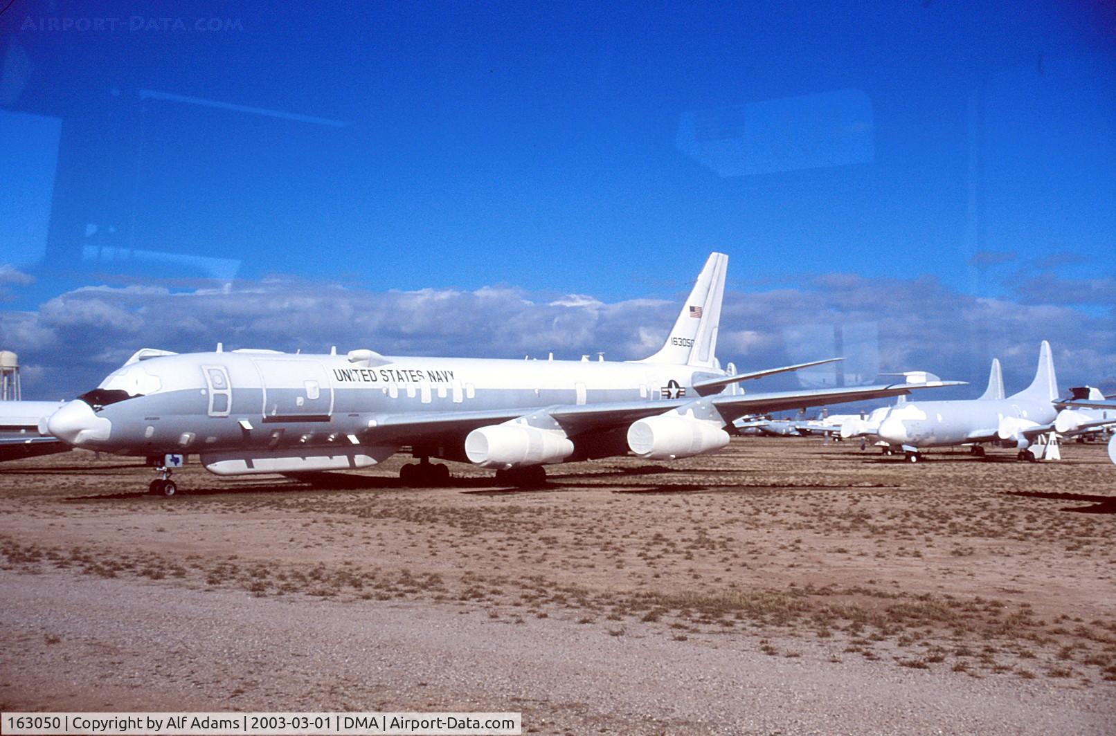 163050, 1966 McDonnell Douglas EC-24A (DC-8-54F) C/N 45881, In storage at AMARC in 2003.
