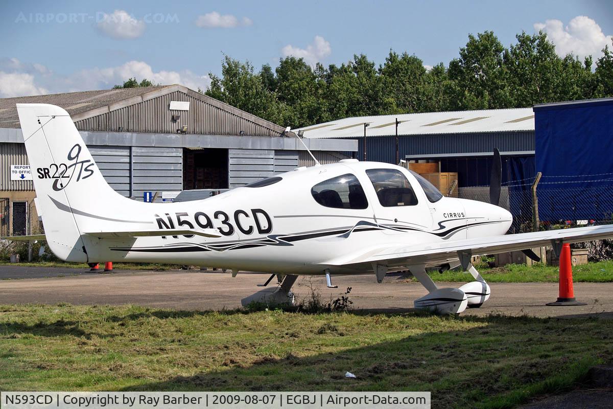 N593CD, 2006 Cirrus SR22 GTS C/N 1809, Cirrus Design SR-22GTS [1809] Staverton~G 07/08/2009
