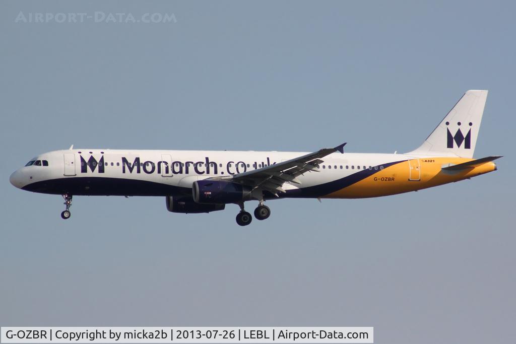 G-OZBR, 2002 Airbus A321-231 C/N 1794, Landing. Scrapped in July 2023.